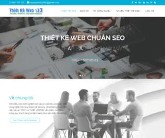 Thietkeweb123.com(Thiết kế website chuyên nghiệp chuẩn SEO. 0907.116.123 (Mr. Diễu)) Screenshot