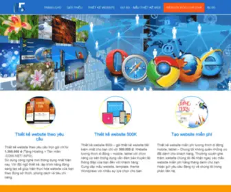 Thietkeweb500.net(Thiết kế website 500k responsive tương thích di động) Screenshot