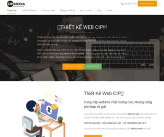 Thietkewebcip.com(Thiết Kế Web Uy Tín) Screenshot