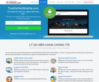 Thietkewebnhadat.com(Thiết) Screenshot