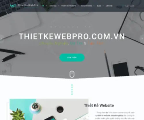 Thietkewebpro.com.vn(Thiết kế web) Screenshot