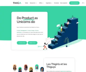 Thiga.fr(Product Management) Screenshot