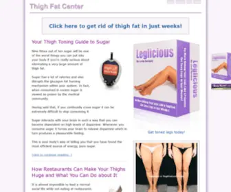 Thighfatcenter.com(Thigh Fat Center) Screenshot