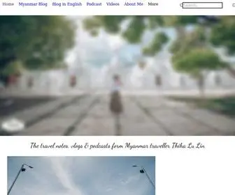 Thihathetraveller.com(Thiha Lu Lin) Screenshot