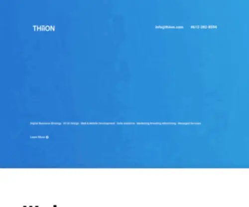 Thiion.com(THIION’s mission) Screenshot