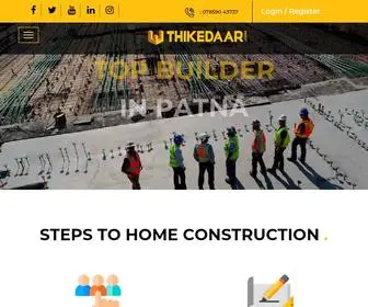 Thikedaar.com(Builder in patna) Screenshot