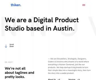 Thiken.com(Digital Product Studio) Screenshot