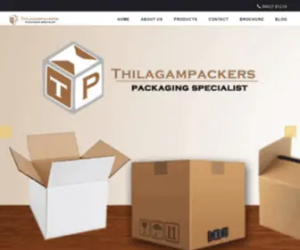 Thilagampackers.co(Thilagam Packers) Screenshot