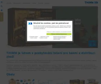 Thimm.cz(Koupit od výrobce udržitelné obaly) Screenshot