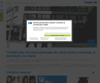 Thimm.ro(Cumpără de la producător ambalaje sustenabile) Screenshot
