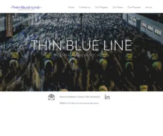 Thinbluelineint.org(Thin Blue Line International Association) Screenshot