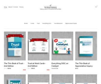 Thinbook.com(Thin Book Publishing) Screenshot