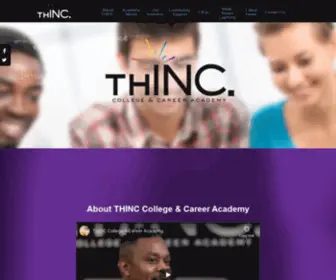 Thincacademy.net(THINC College & Career Academy) Screenshot