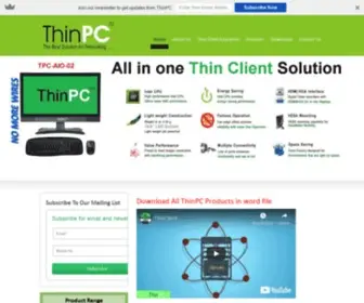 Thinclientsindia.net(Thin client PC) Screenshot