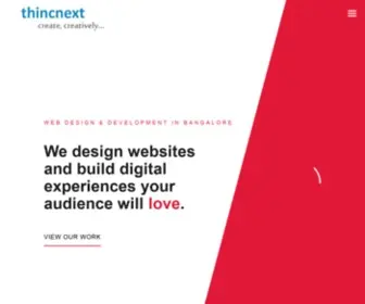 Thincnext.com(Digital company) Screenshot