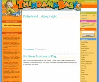 Thingamababy.com(A dad’s eye view of baby and toddler stuff) Screenshot