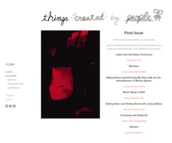 Thingscreatedbypeople.com(Things Created By People) Screenshot