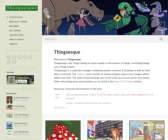 Thingsesque.com(Thingsesque) Screenshot