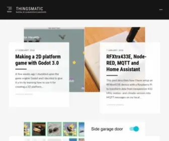 Thingsmatic.com(Full-stack development and software architecture) Screenshot