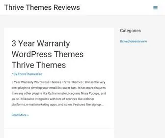 Thingstodoclearwaterbc.com(Thrive Themes Reviews) Screenshot