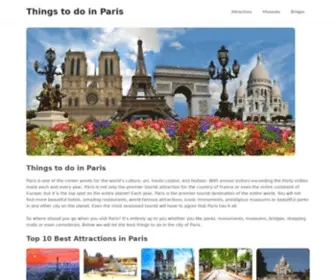Thingstodoinparis.com(Things To Do In Paris) Screenshot