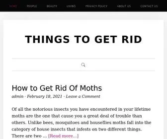 Thingstogetrid.com(Things to get rid) Screenshot