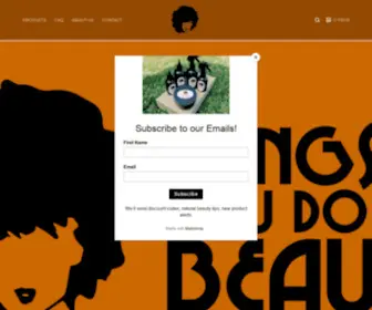 Thingsyoudoforbeauty.com(Our mission) Screenshot
