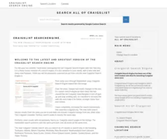 Thingweb.com(Search All of Craigslist Find what you need Fast and Easy) Screenshot