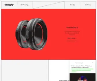 Thingyfy.com(The thingyfy brand offers innovative and high) Screenshot