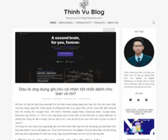 Thinhvu.com(Thinh Vu Blog) Screenshot