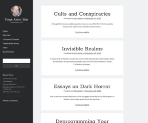 Think-About-This.com(Taking a deeper look) Screenshot