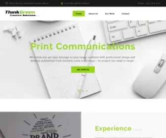 Think-Green-Creative.com(ThinkGreen Creative Solutions) Screenshot