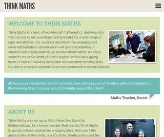 Think-Maths.co.uk(Think Maths) Screenshot