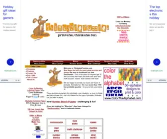 Thinkablepuzzles.com(Free Word Puzzles) Screenshot