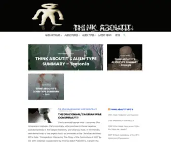 Thinkaboutit-Aliens.com(Think AboutIt) Screenshot