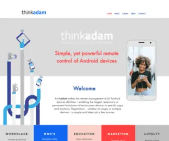 Thinkadam.co(Remote Control of Android Devices) Screenshot