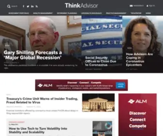 Thinkadvisor.com(Investment News & Analysis for Financial Advisors) Screenshot