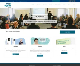 Thinkagaintraining.com(Think Again Training and Consulting LLC) Screenshot