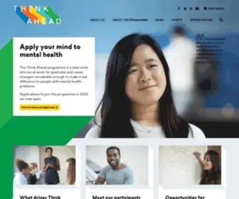 Thinkahead.org(The Think Ahead programme) Screenshot