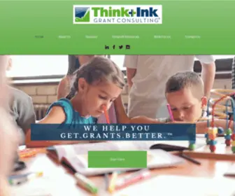 Thinkandinkgrants.com(Think and Ink Grants) Screenshot