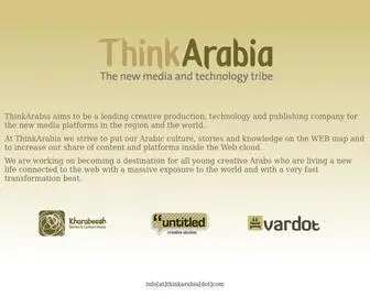 Thinkarabia.com(The new media and technology tribe) Screenshot
