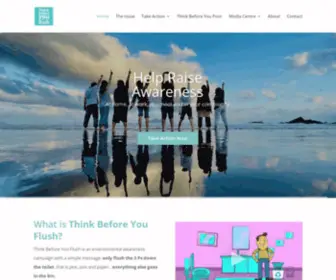 Thinkbeforeyouflush.org(Thinkbeforeyouflush) Screenshot