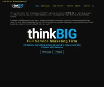 Thinkbigsites.com(ThinkBIG Sites) Screenshot
