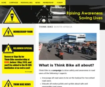 Thinkbike.co.za(Think Bike Awareness Campaign & Marshals) Screenshot