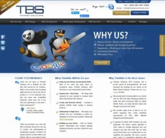 Thinkbizsolutions.com(Top SEO Company Firm India) Screenshot