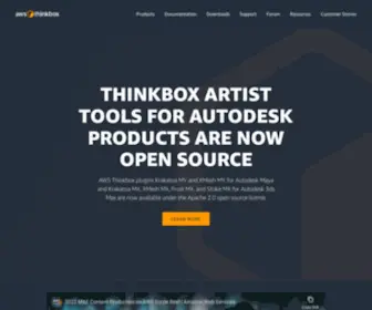 Thinkboxsoftware.com(AWS Thinkbox) Screenshot