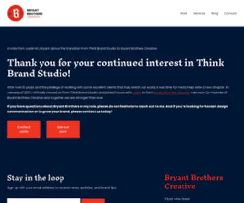 Thinkbrandstudio.com(Thinkbrandstudio) Screenshot