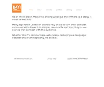 Thinkbrownmedia.com(Think Brown Media Inc) Screenshot