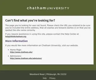 Thinkchatham.org(Chatham University) Screenshot