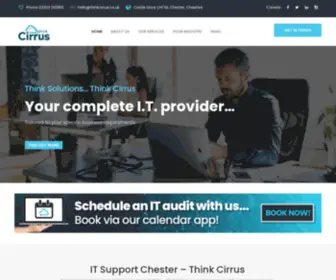 Thinkcirrus.co.uk(IT Support Chester) Screenshot